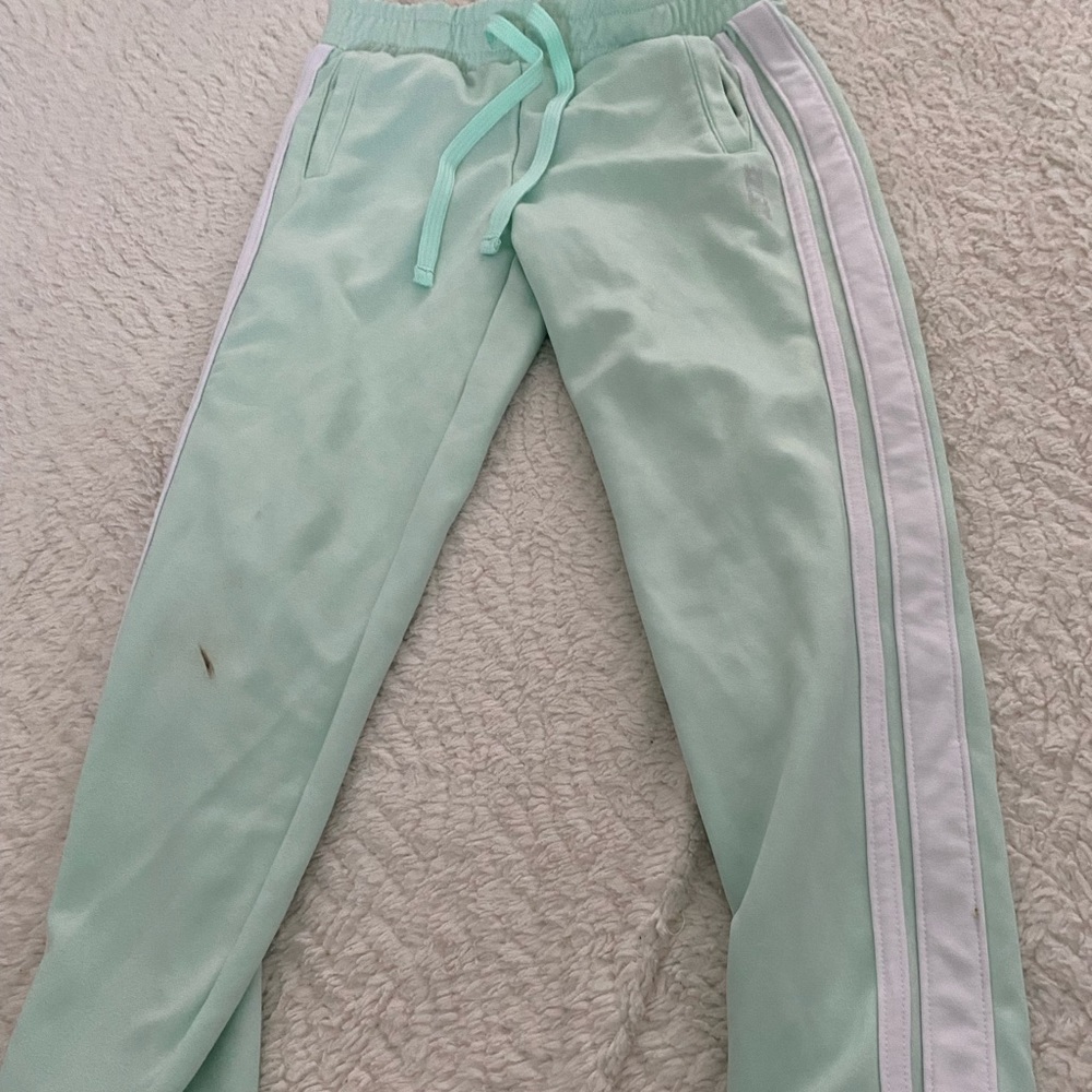 Teal sweatpants